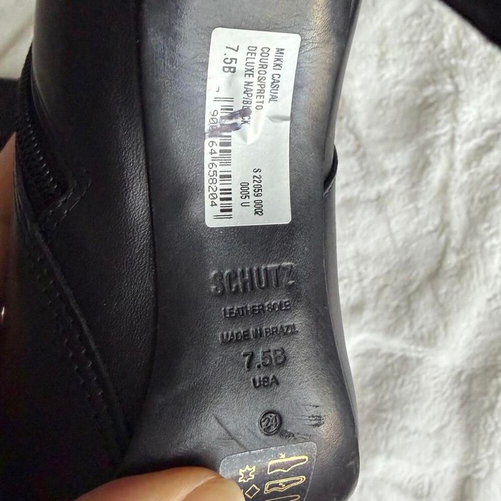Schutz Women's Black Boots - Picture 7 of 8